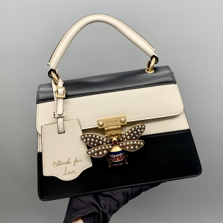 GUCCI BAG LEATHER 476541 QUEEN MARGARET 2WAY TOP HANDLE
