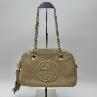 GUCCI BAG SOHO 308983 CHAIN SHOULDER TASSEL