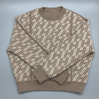 HERMES CLOTHES SWEATER REVERSIBLE SWEATER KNIT