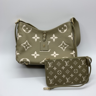 LOUIS VUITTON BAG EMPREINTE CARRYALL PM WITH POUCH M47180 RFID
