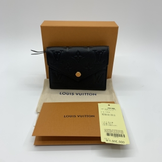 LOUIS VUITTON SLG EMPREINTE WALLET M64060 VICTORINE COMPACT RFID