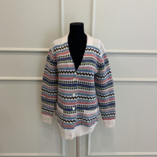 YSL CLOTHES CARDIGAN MULTI COLOR SIZE XS