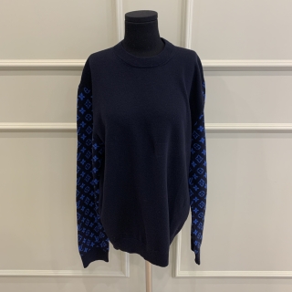 LOUIS VUITTON CLOTHES TSHIRT MONOGRAM MIXED CASHMERE CREWNECK KNIT