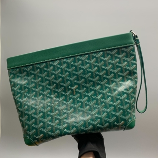 GOYARD BAG  CONTI POUCH GREEN