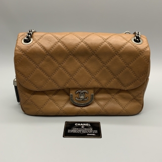 CHANEL BAG WILD STITCH LAMB SKIN  NO.18 CHAIN W/CARD 18255992