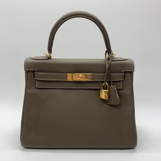 HERMES BAG KELLY 28 STAMP Y GHW RETOURNE