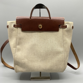 HERMES BAG ZIP A DOS BACKPACK C STAMP