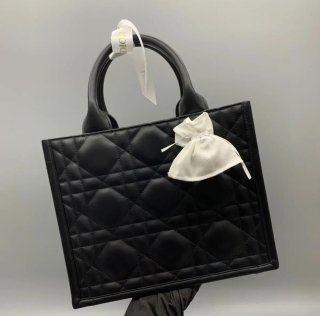 DIOR BAG BOOK TOTE SMALL LEATHER 2WAY M1325