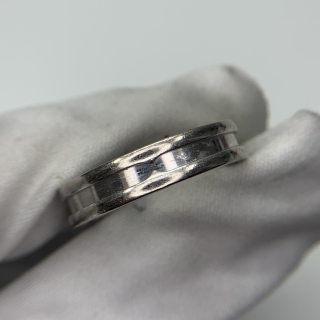 BVLGARI FINE JEWELRY RING B ZERO1 WG 750 18K SIZE 54 / 8.56G
