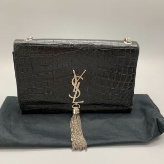 YSL BAG KATE CROCODILE EMBOSS CHAIN SHOULDER 354119