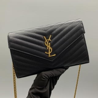 YSL BAG ENVELOPE CASSANDRA WALLET ON CHAIN