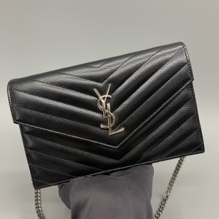 YSL BAG CASSANDRA SHW WALLET ON CHAIN 742920