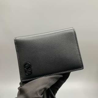VALENTINO SLG WALLET CARD HOLDER WALLET BLACK
