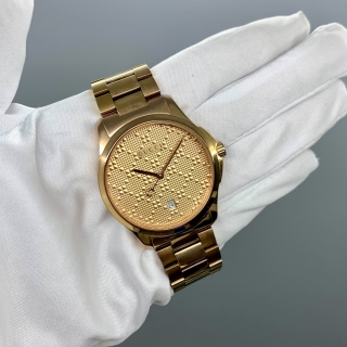 GUCCI WATCH MENS G-TIMELESS GOLD