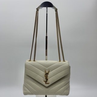 YSL BAG LOULOU WHITE