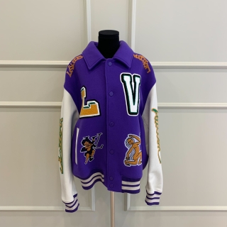LOUIS VUITTON CLOTHES JACKET 1AAHH7 VARSITY BLOUSON PURPLE  #54