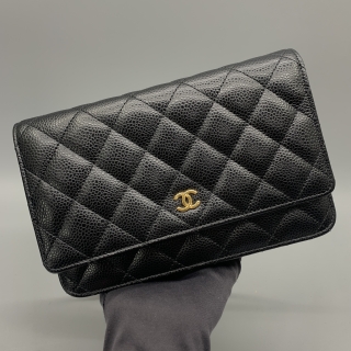 CHANEL BAG CAVIAR SKIN WOC GHW NO.26 W/CARD