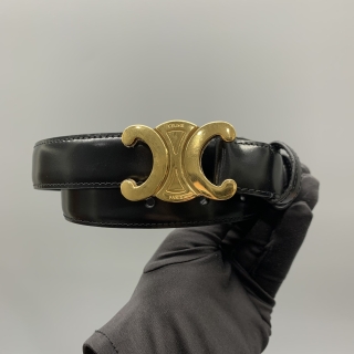CELINE BELT TRIOMPHE BELT 25MM 80CM
