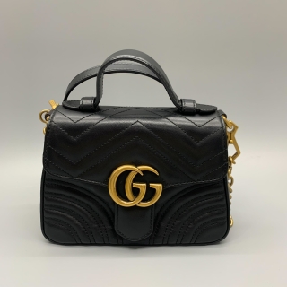 GUCCI BAG GG MARMONT MINI 2WAY BLACK 547260