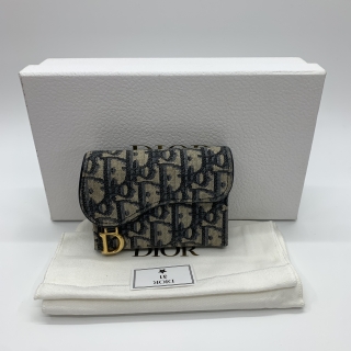 DIOR SLG OBLIQUE SADDLE WALLET 43-MA-0252