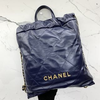 No.22 Chanel Backpack in Calfskin