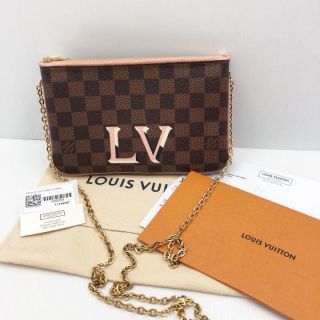 Louis Vuitton Bag Damier POCHETTE DOUBLE ZIP N60254