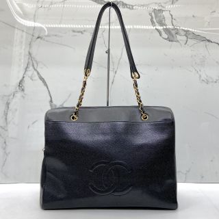 Chanel Bag Caviar Skin No.5 Coco Mark Shoulder Bag W/Card