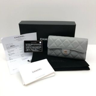 Chanel Caviar AP1000 Long Walletã€€