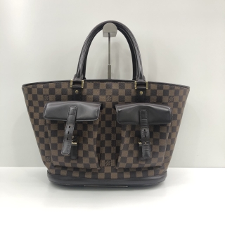 LOUIS VUITTON DAMIER N51120 MANOSQUE GM W/POUCH HAND BAG