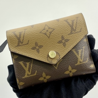 LOUIS VUITTON  SLG REVERSE MONOGRAM  VICTORINE TRIFOLD M81557 RFID WALLET