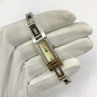 GUCCI 3900L DIAMOND MOP QUARTZ NOT MOVING WOMEN WATCH