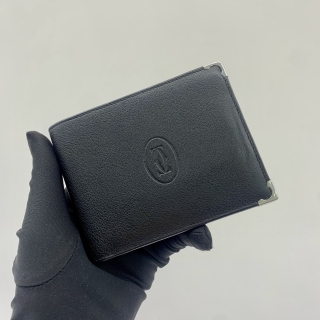 CARTIER LEATHER BIFOLD WALLET SLG