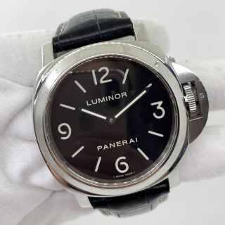 PAM00112 LUMINOR BASE ACCIAIO (WATCH AND BOX ONLY)