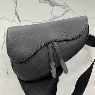 Dior Leather Saddle Bag