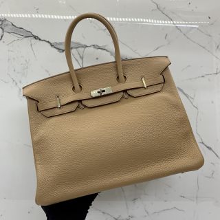 Hermes Birkin 35 Clemence, M Stamp