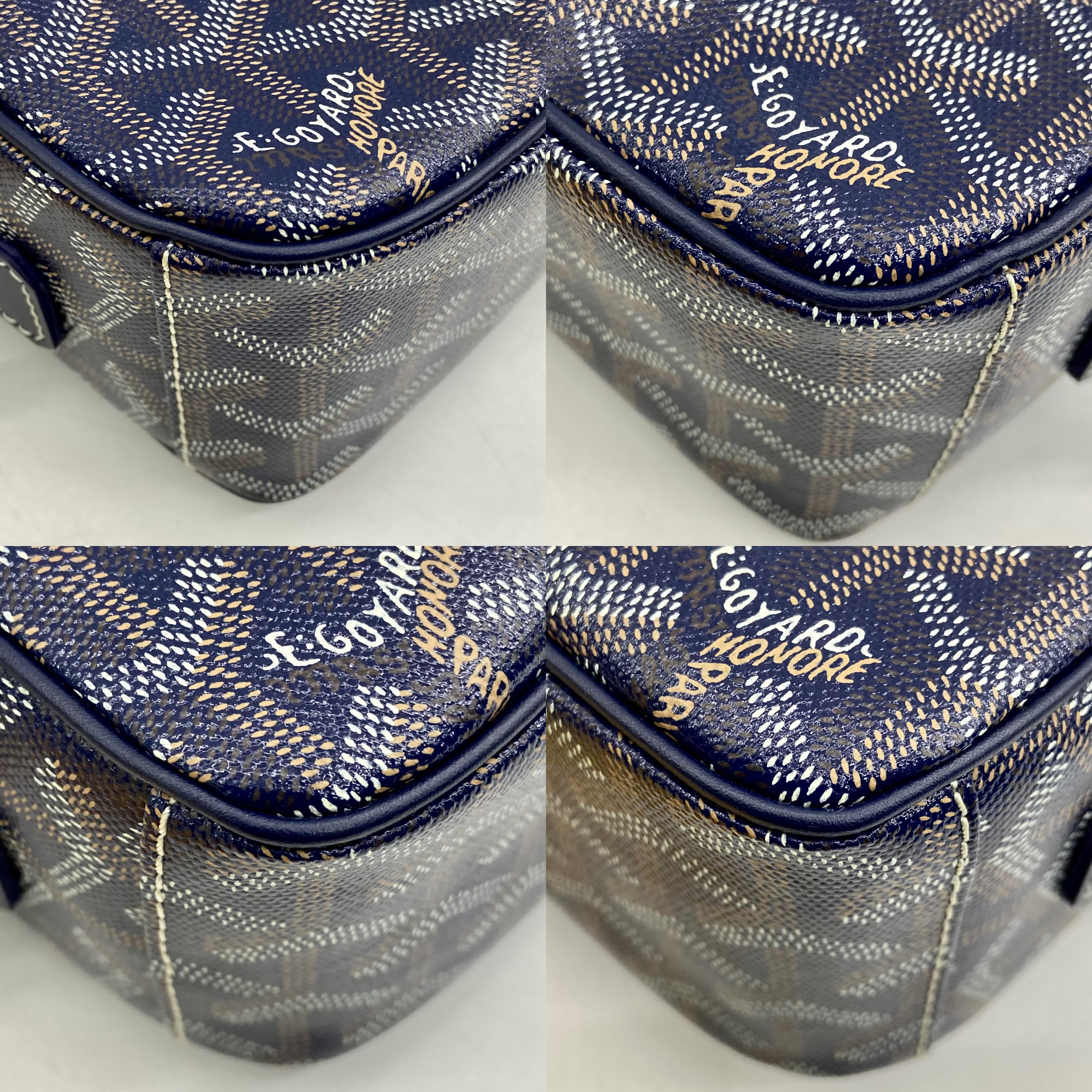 goyard cap vert blue