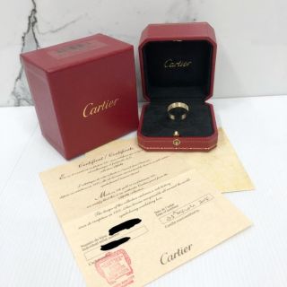 Cartier Love Ring #56 YG750