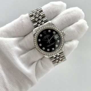 Rolex Watch Women Datejust 31 178384 Full Set