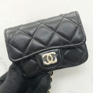 Chanel Bag Lambskin Belt bag Ribbon Black No.31