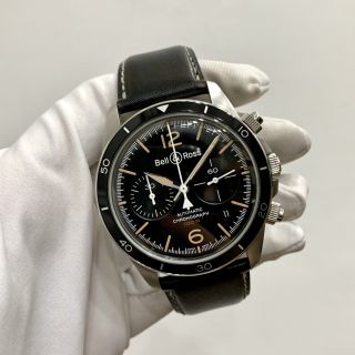 STEEL HERITAGE CHRONOGRAPH BRV2-94 W/EXTRA STRAP