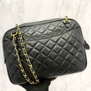 Chanel Bag Lambskin Chain Tote W Card No.1