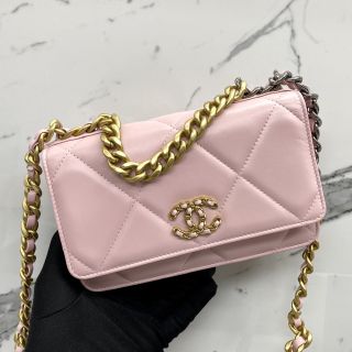 Pink Chanel19 Flap Bag