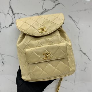 Chanel Coco Backpack Bag in Lambskin