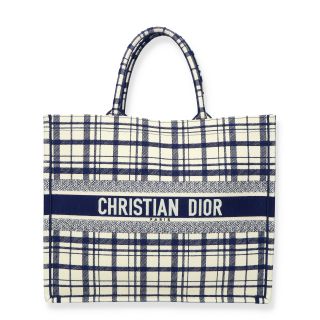 Large Checker Book Tote