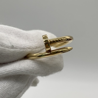 CARTIER FINE JEWELRY RING JUSTE EN CLOU #60 YG750 8.27G FULL SET 2015