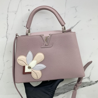 LOUIS VUITTON BAG TAURILLON CAPUCINES BB PINK FLORAL AH3107