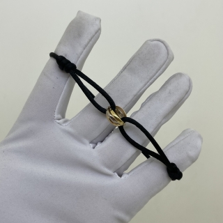 CARTIER FINE JEWELRY BRACELET TRINITY CORD AU750 2.9Ｇ NO CERT NO BOX JAB619