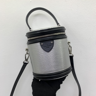 LOUIS VUITTON BAG EPI CANNES SILVER 2WAY RFID