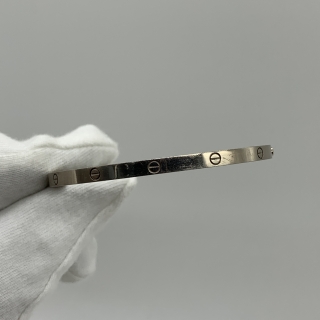 CARTIER FINE JEWELRY LOVE BANGLE SM WG750  20.33G FULLSET NEW CERT 17 153BWQ
