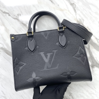 LOUIS VUITTON BAG EMPREINTE M45653 ON THE GO PM 2WAY BLACK RFID